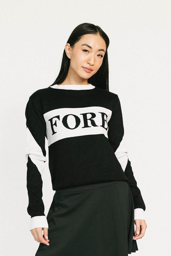 Fore Sweater - Black/White