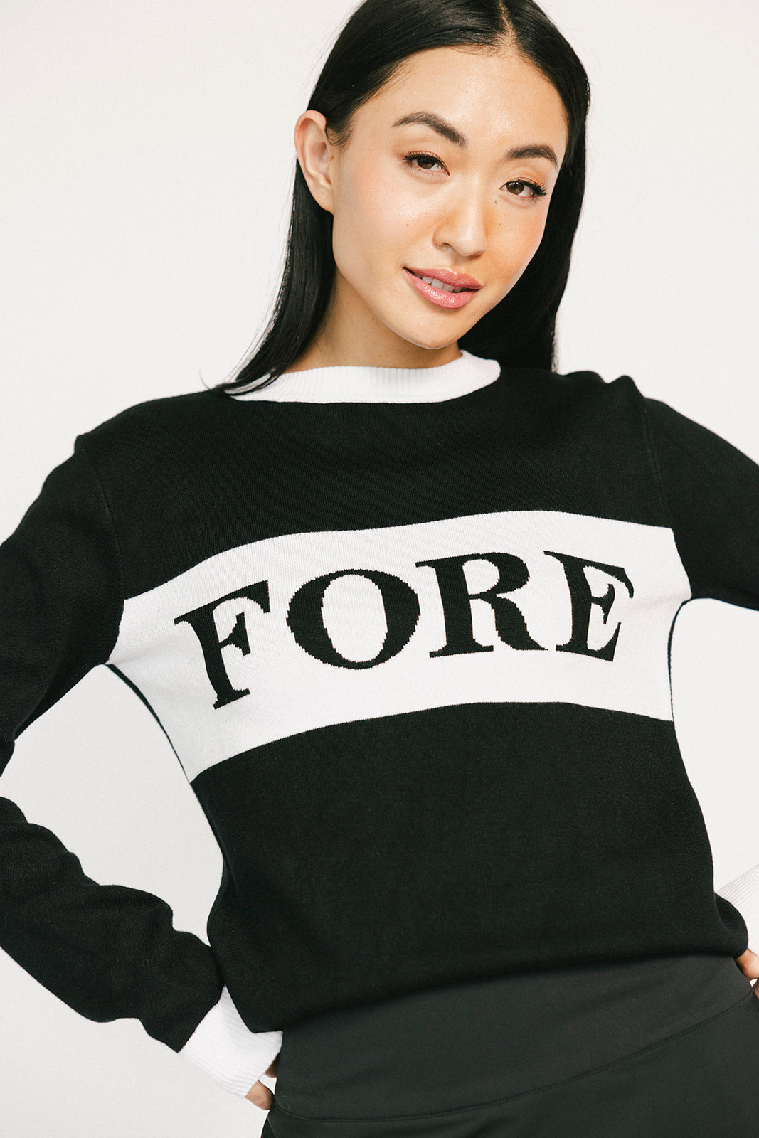 Fore Sweater - Black/White