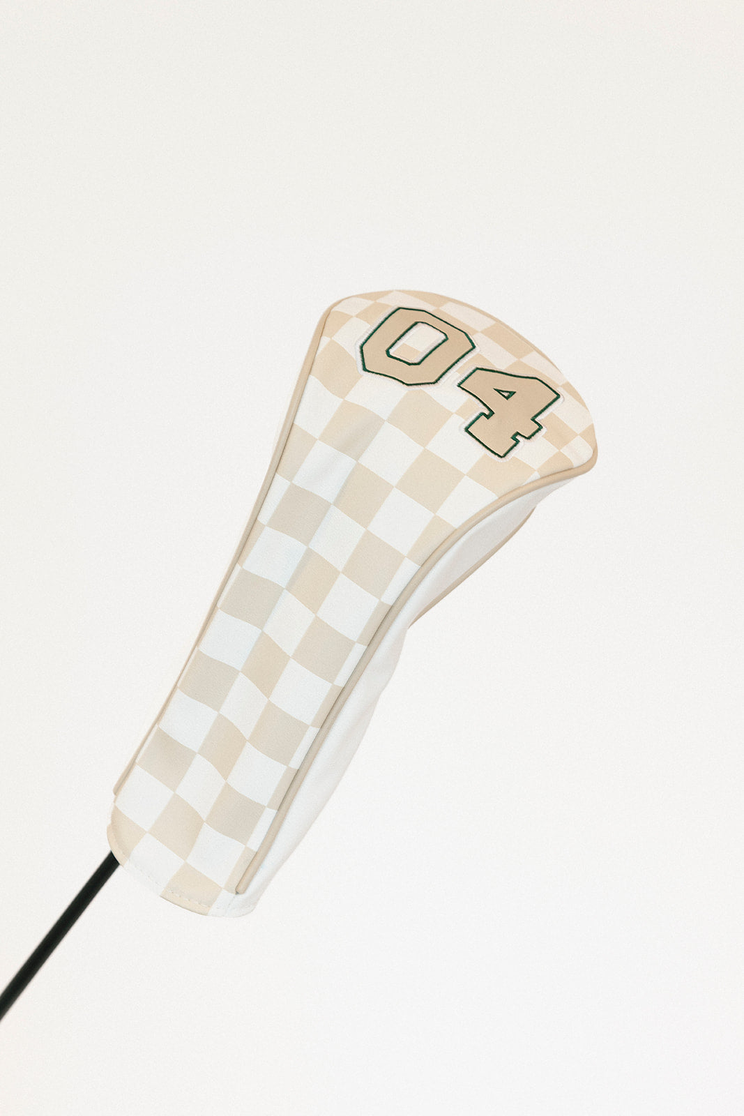 Lavelle Driver Cover - Sand/White Checkered