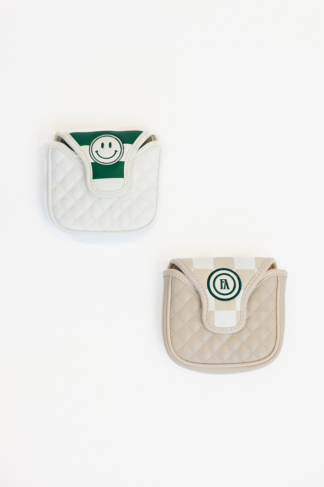 Mandy Mallet Cover - Sand/White Checkered