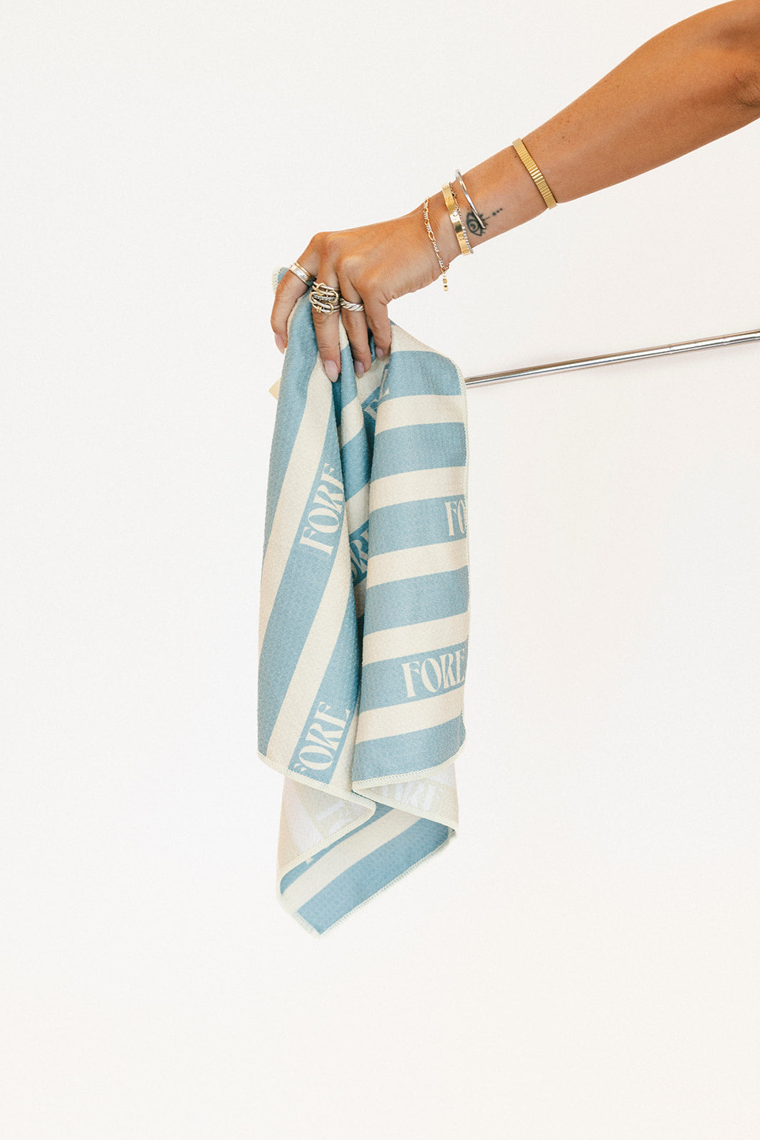 Golf Towel - Angora/White Fore