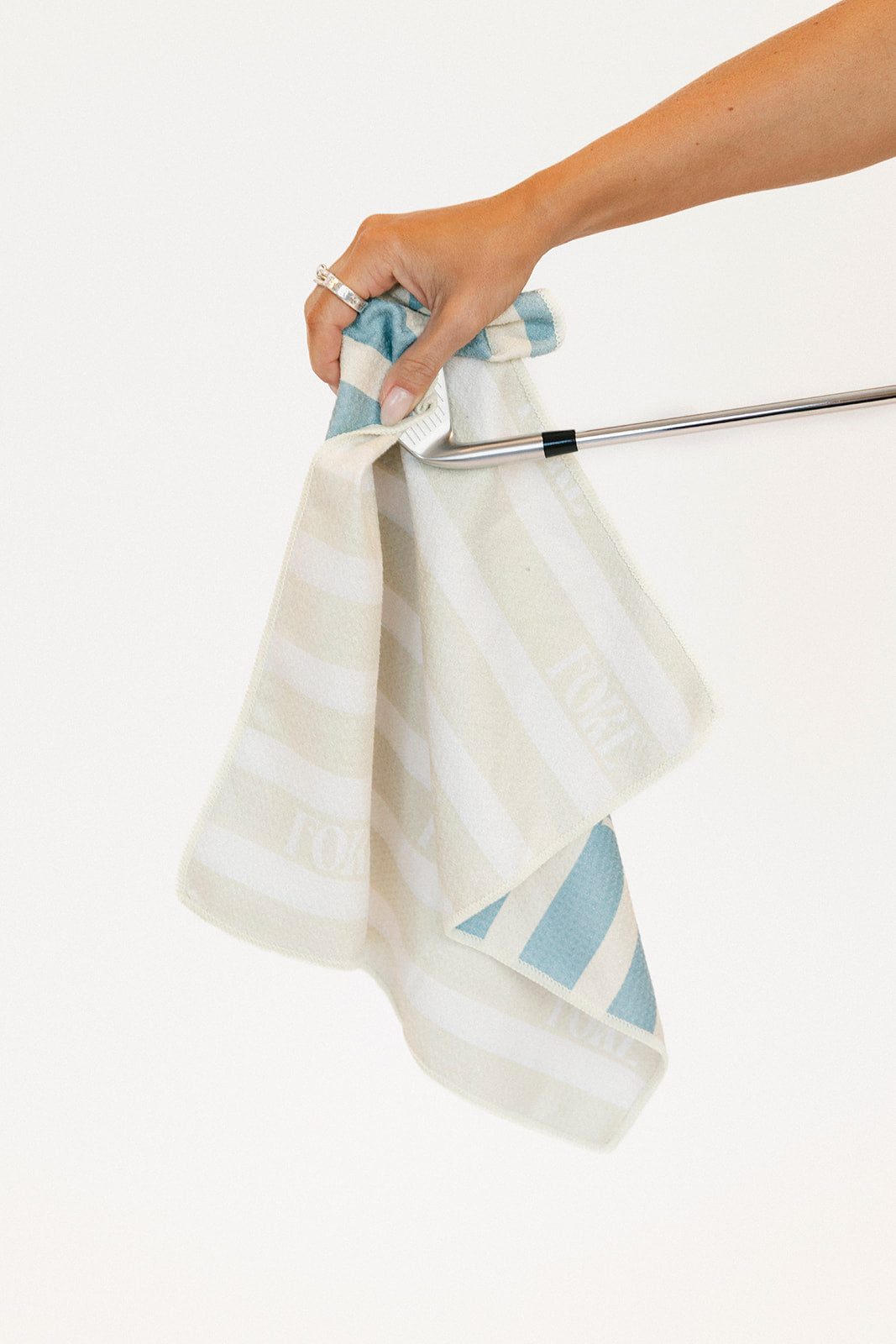 Golf Towel - Angora/White Fore