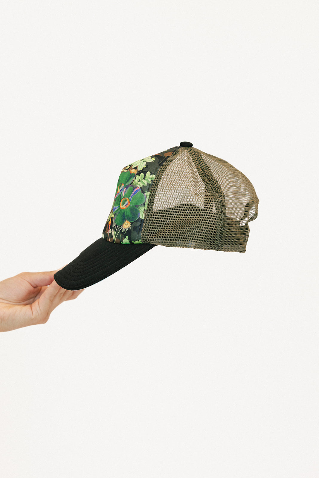 Cr X Fa Baseball Hat - Black Floral