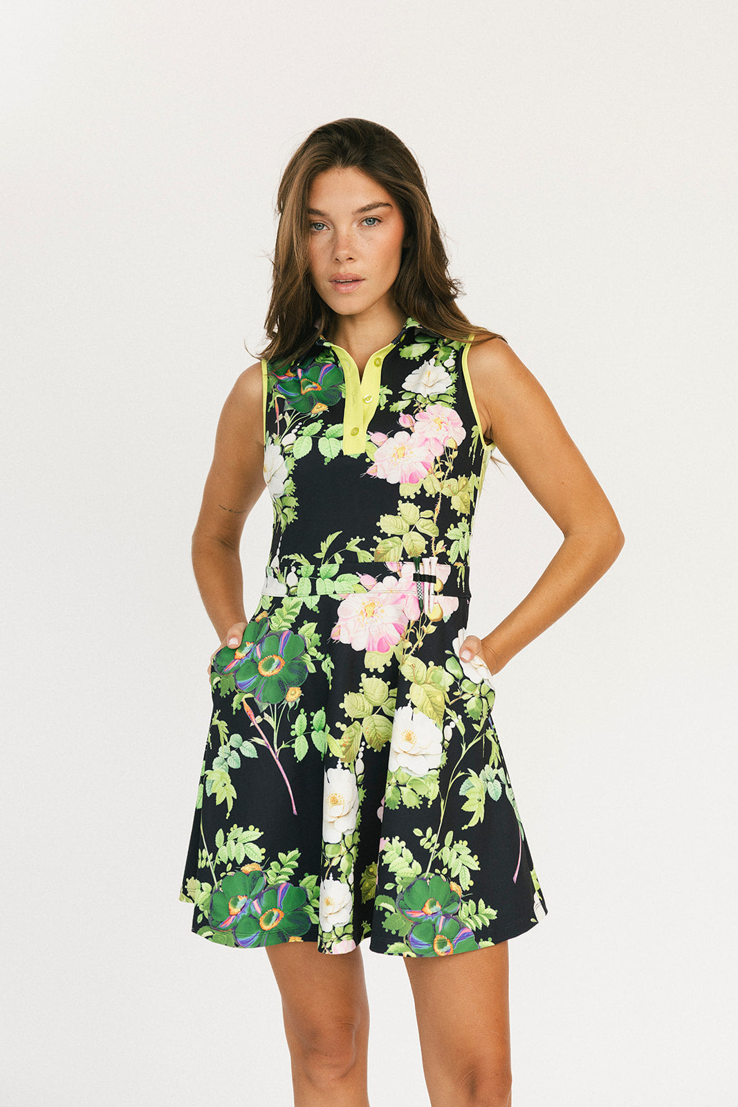 Jordan Dress - Black Floral