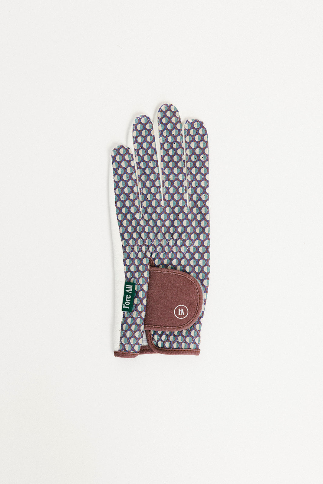 Golf Glove - Merlot Retro