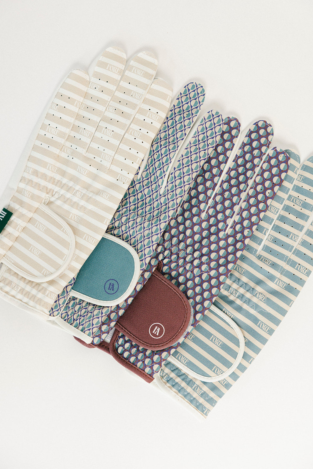Golf Glove - Merlot Retro