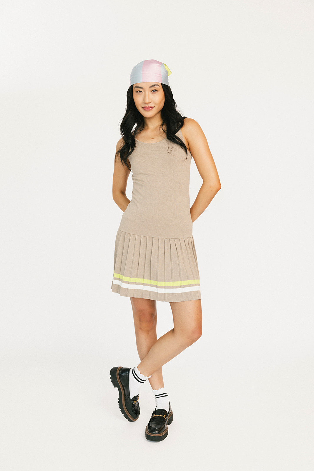 Rosewood Knit Dress - Savannah Tan