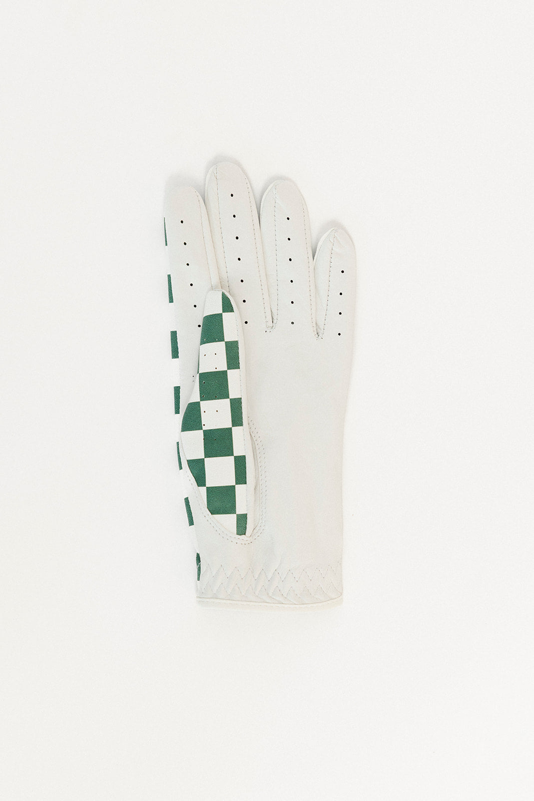 Check Me Out Glove - Green/White Checkered