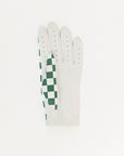 Check Me Out Glove - Green/White Checkered
