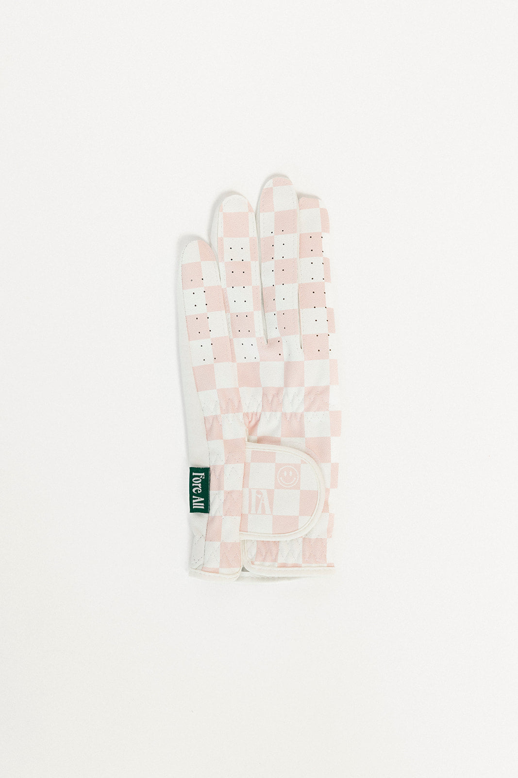 Check Me Out Glove - Pink/White Checkered