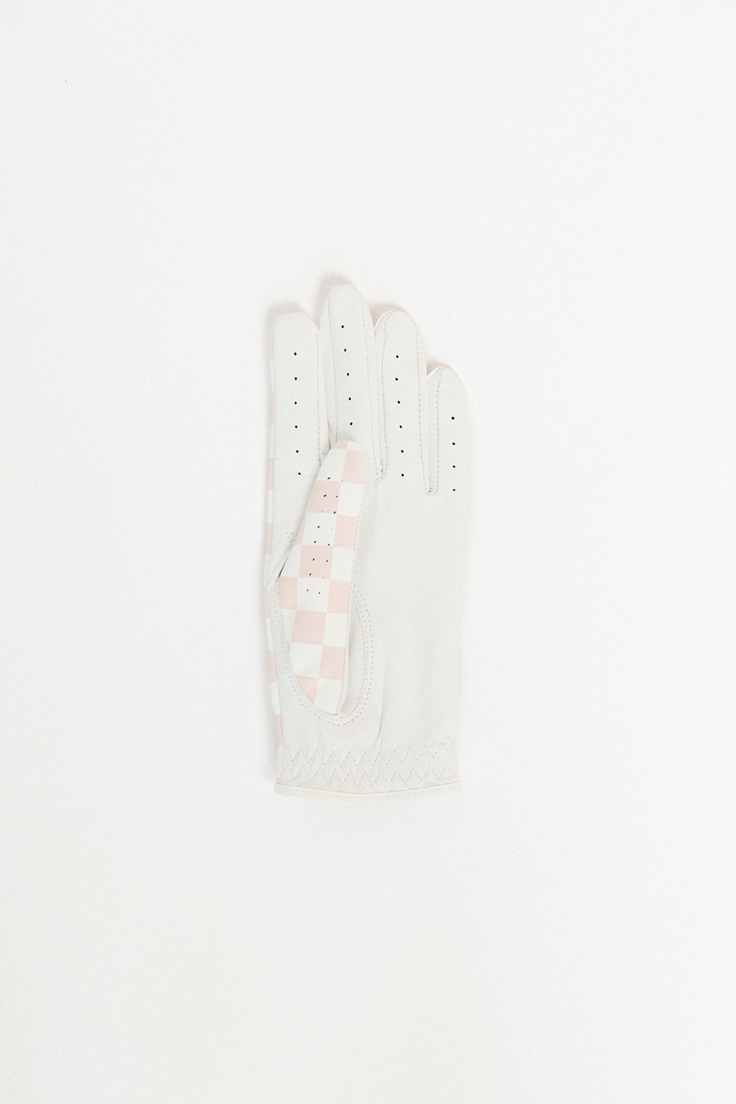 Check Me Out Glove - Pink/White Checkered
