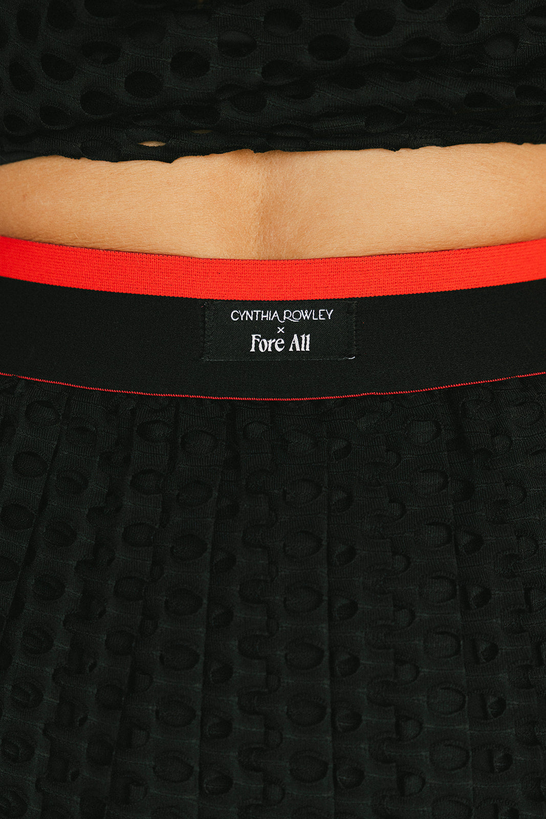 Meadow Mesh Skirt - Coal Black