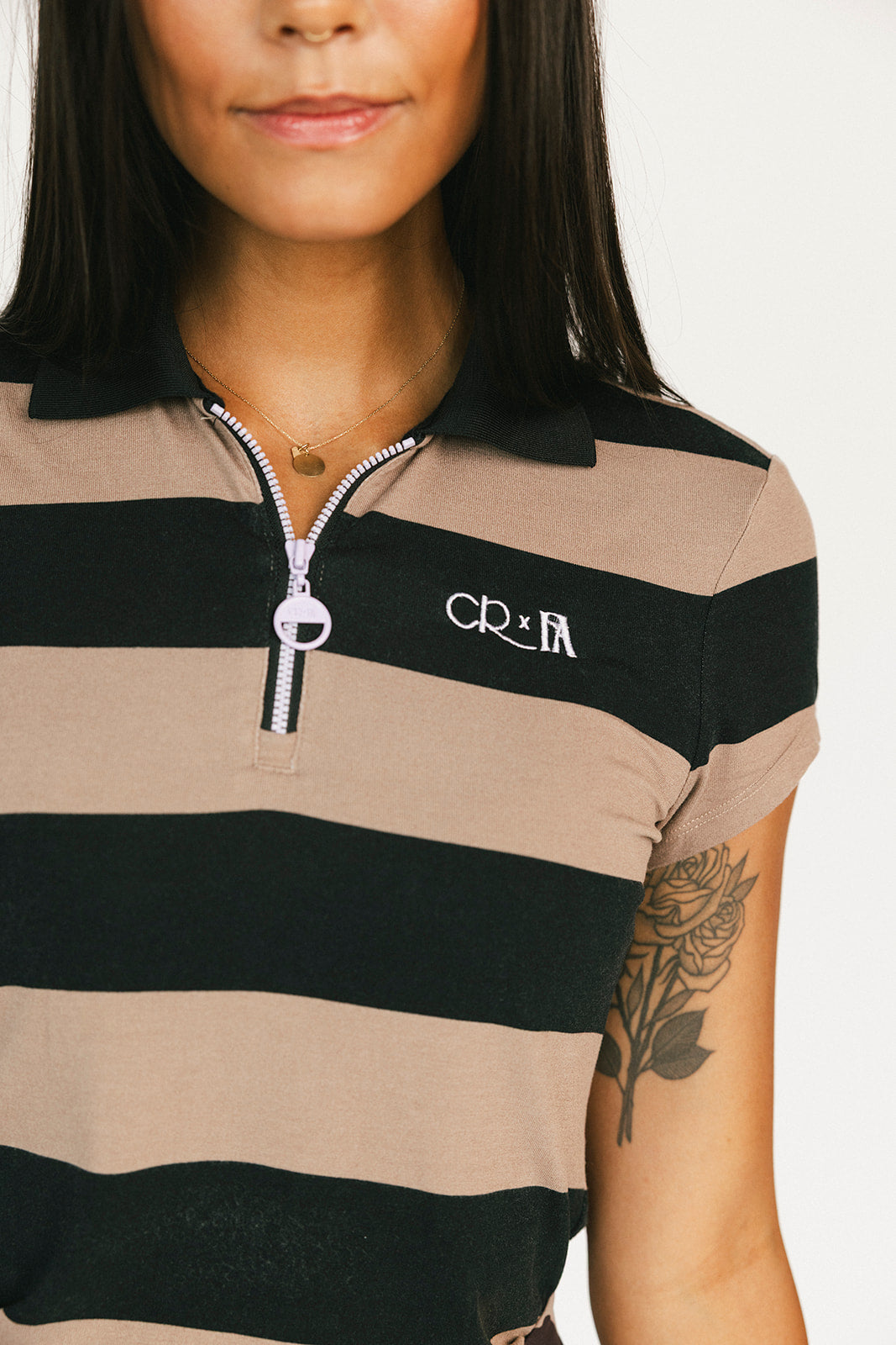 Sunshade Polo - Coal Black/Ginger Snap