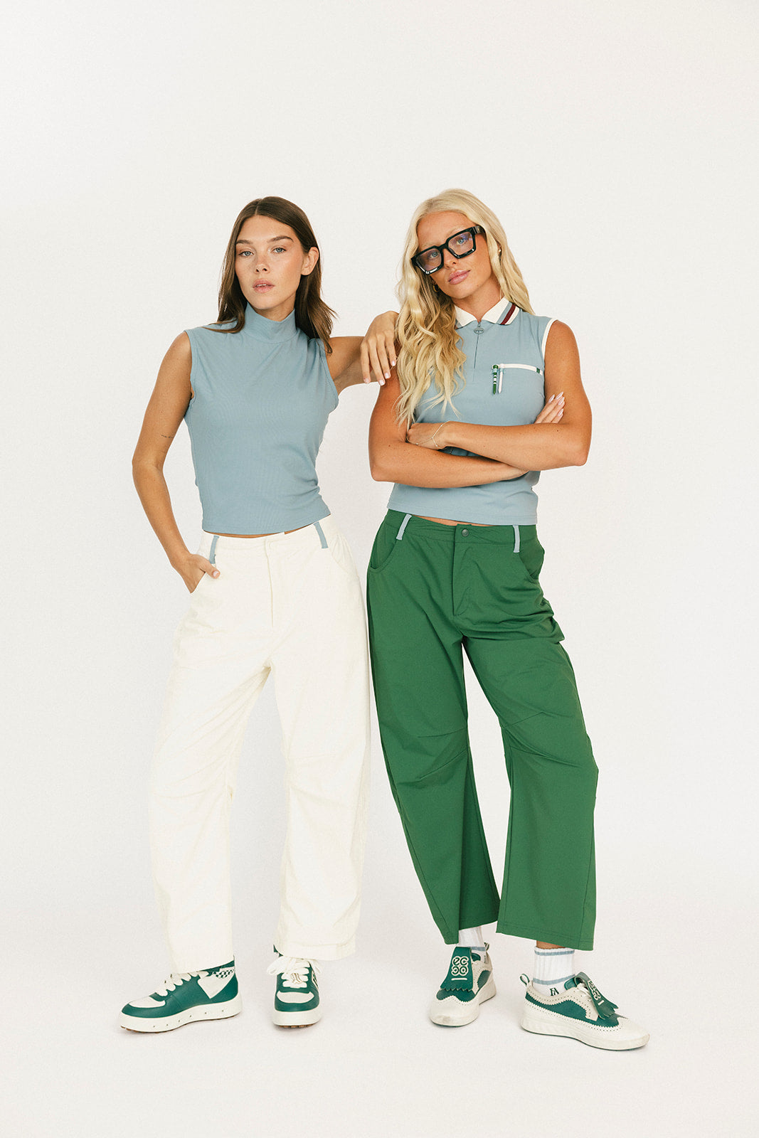 Bennett Barrel Pant - Green