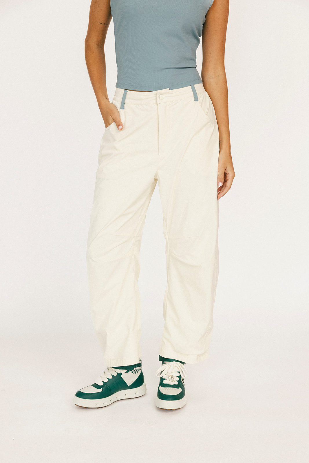 Bennett Barrel Pant - Angora
