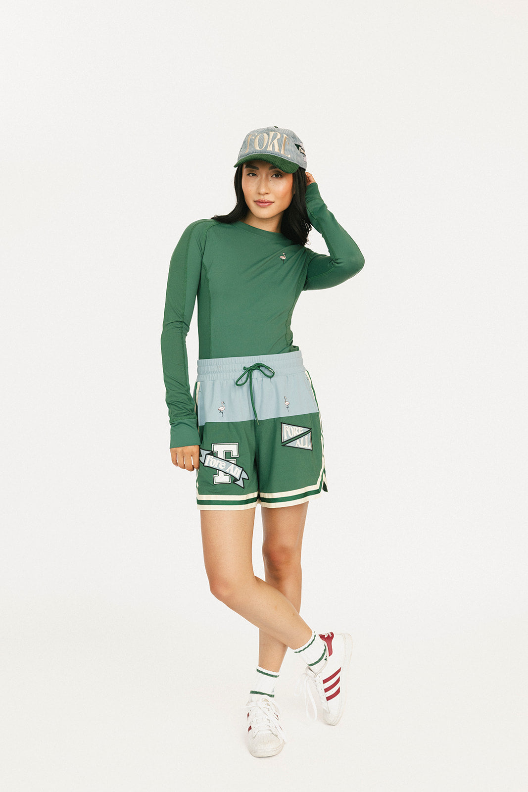 Fletcher Short - Green/Smoke Blue