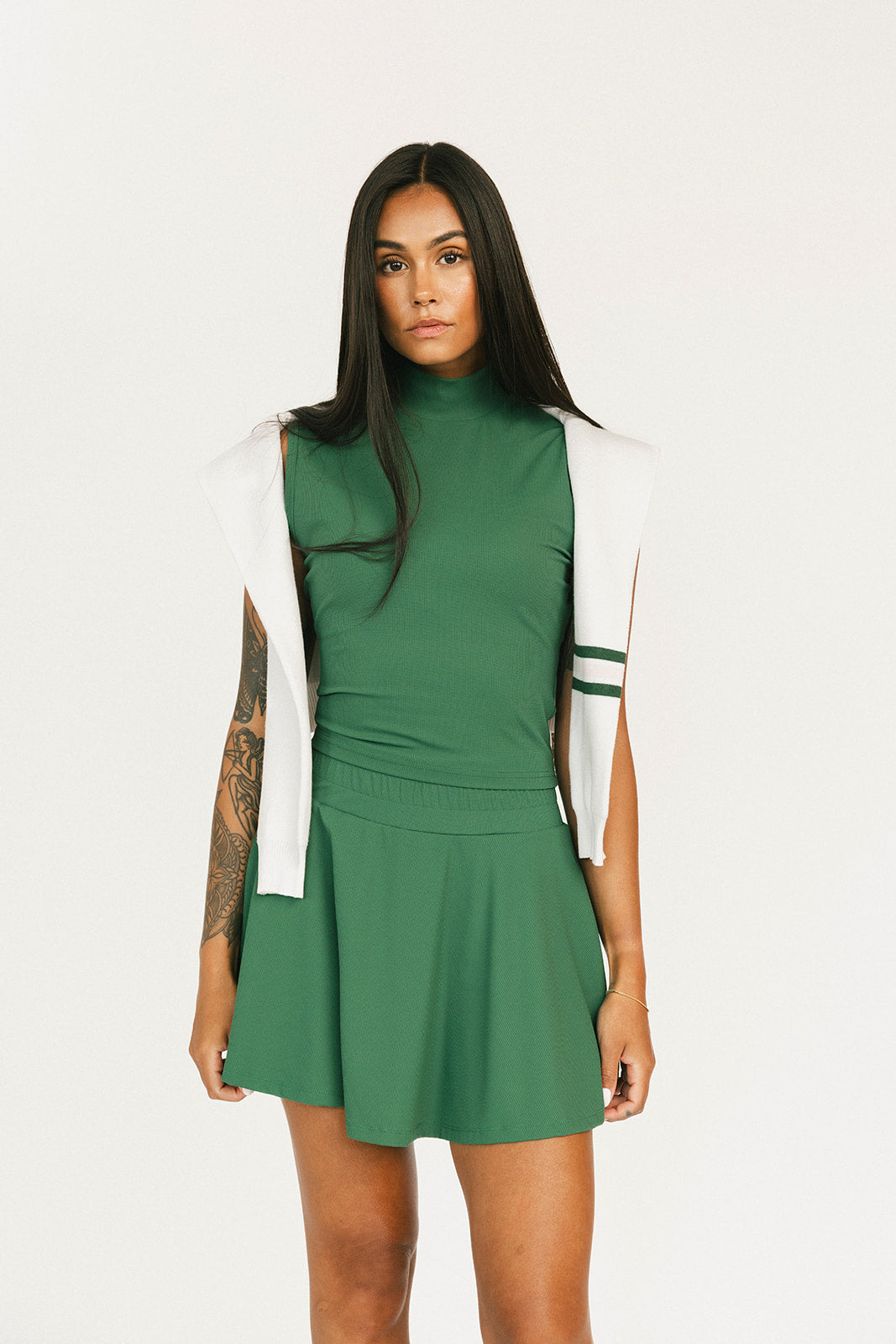 Manhattan Mock Neck - Green