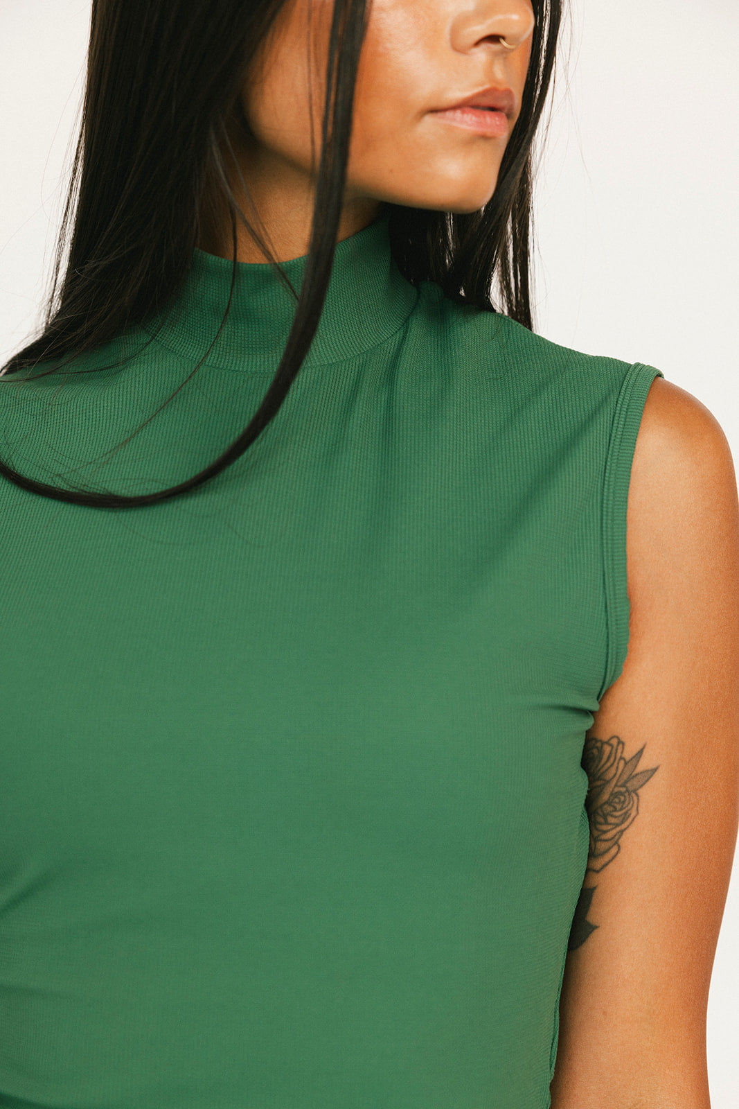 Manhattan Mock Neck - Green