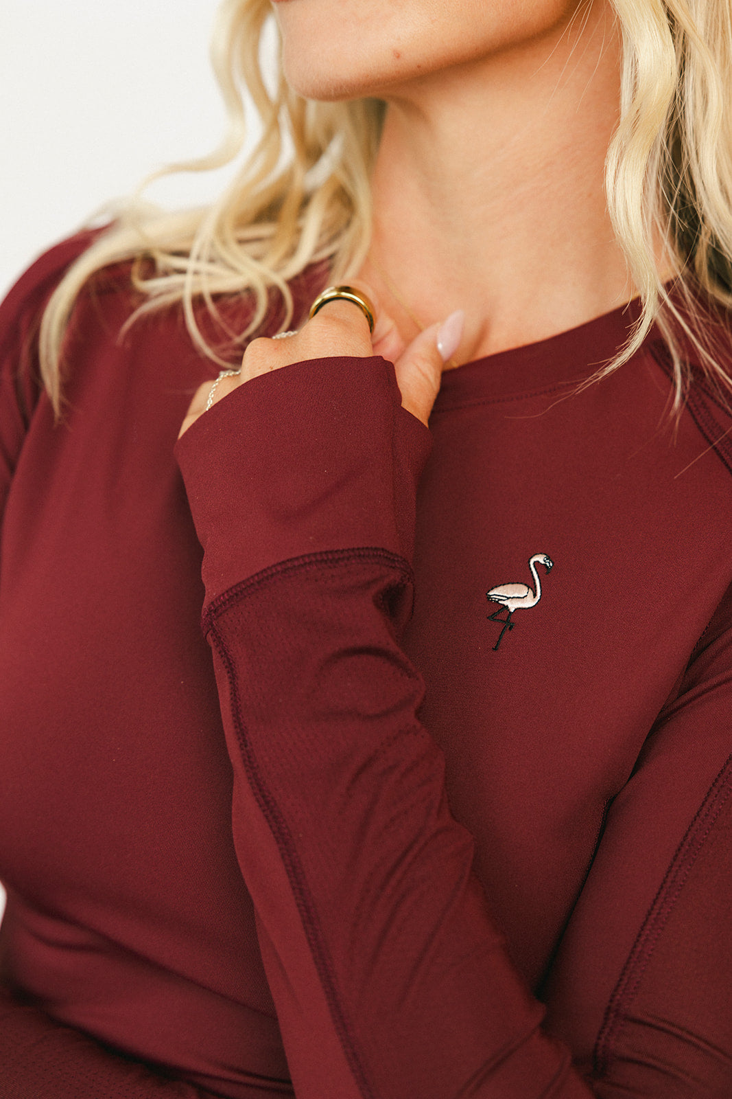 Marie Long Sleeve - Merlot