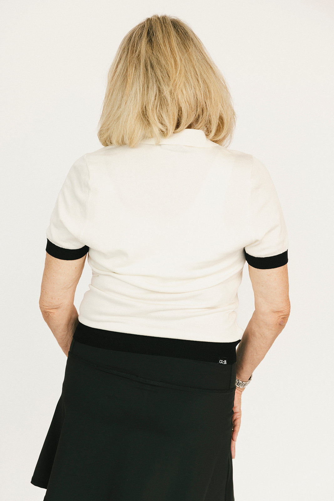 Peony Polo - White