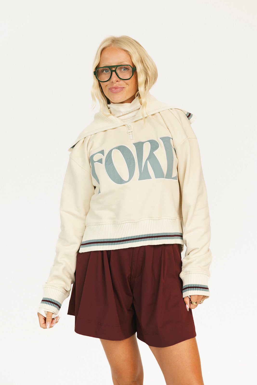 Harvard Half Zip - Angora