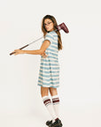 Poppy Dress - Smoke Blue/Angora Fore