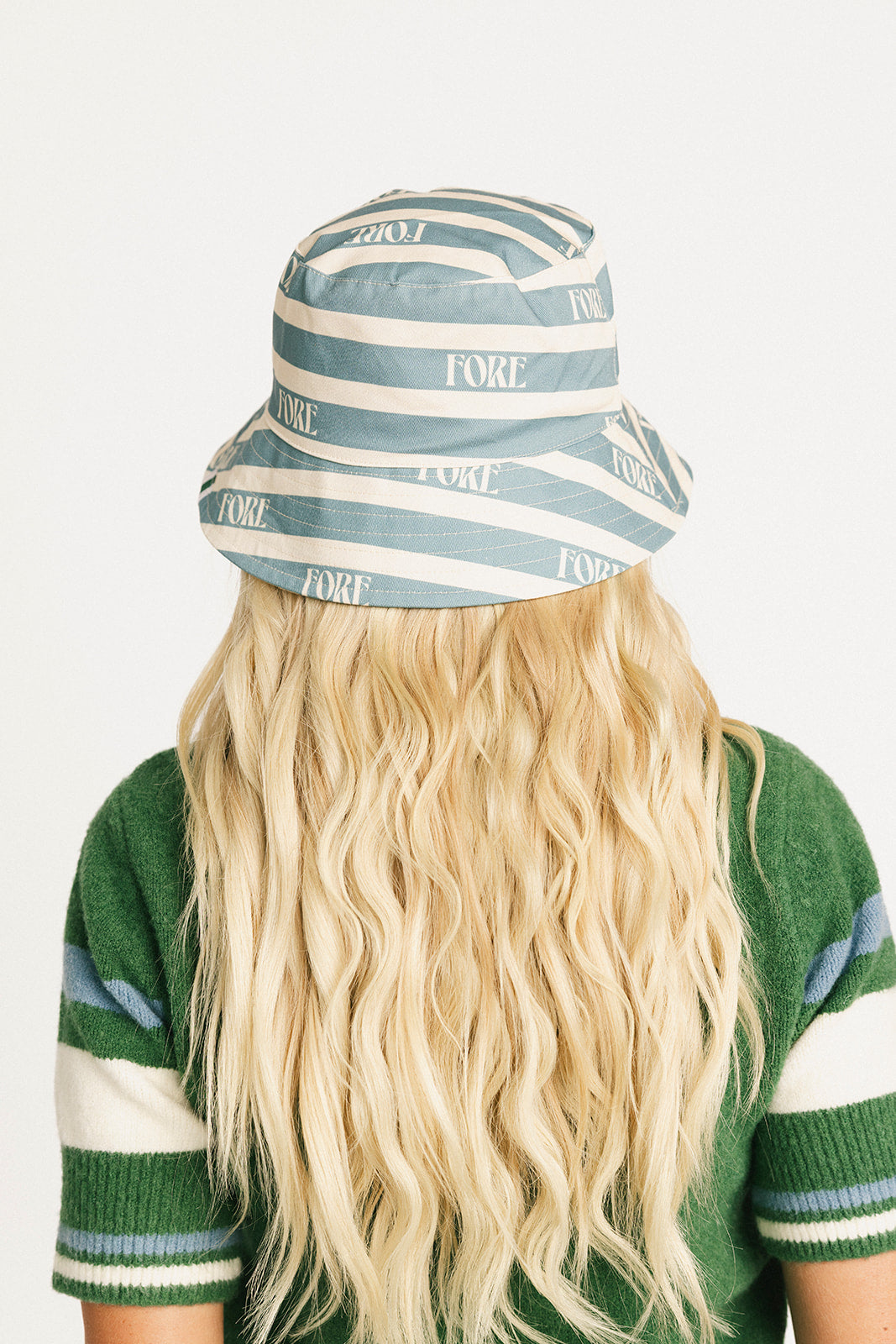 Austi Bucket Hat - Smoke Blue/Angora Fore