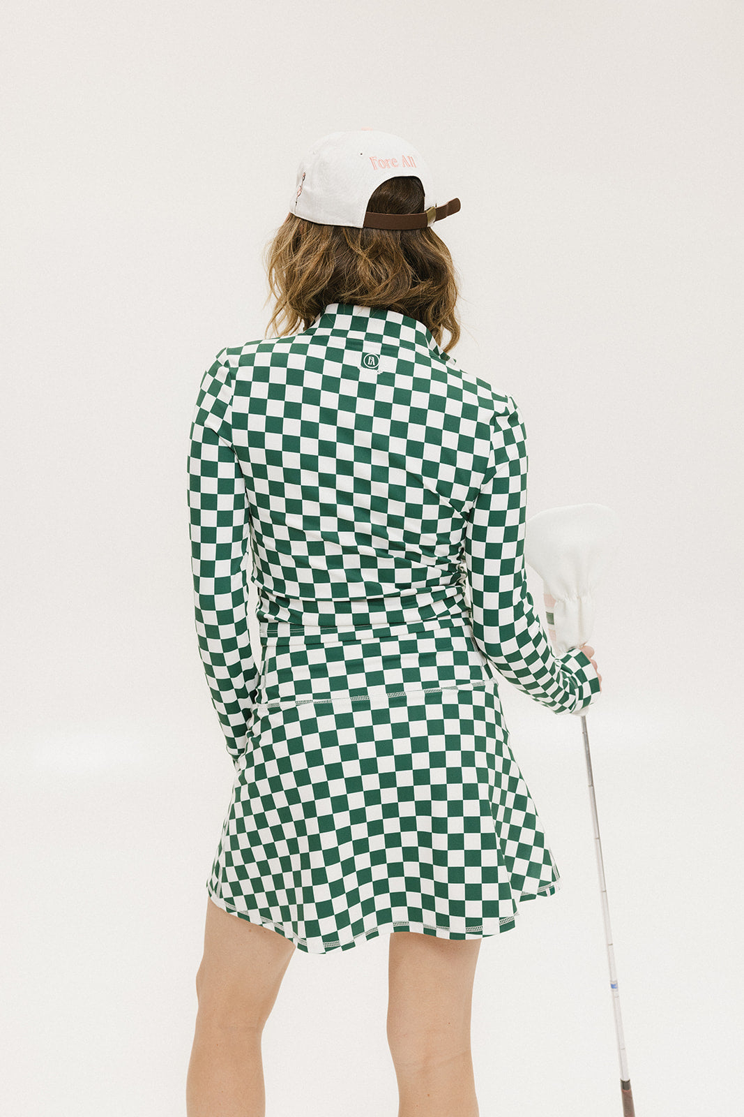 Bea Base Mock - Green/White Checkered