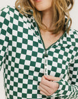 Bea Base Mock - Green/White Checkered