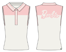 Youth Moore Polo - Pink/White