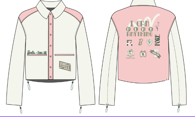Anything Jacket - Pink/White