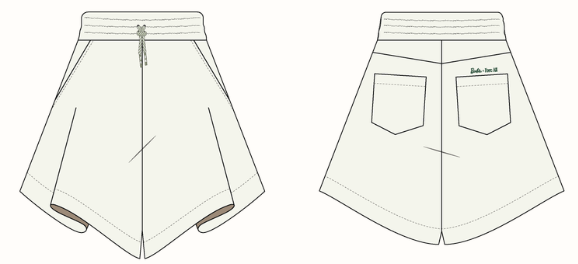Club Short - White