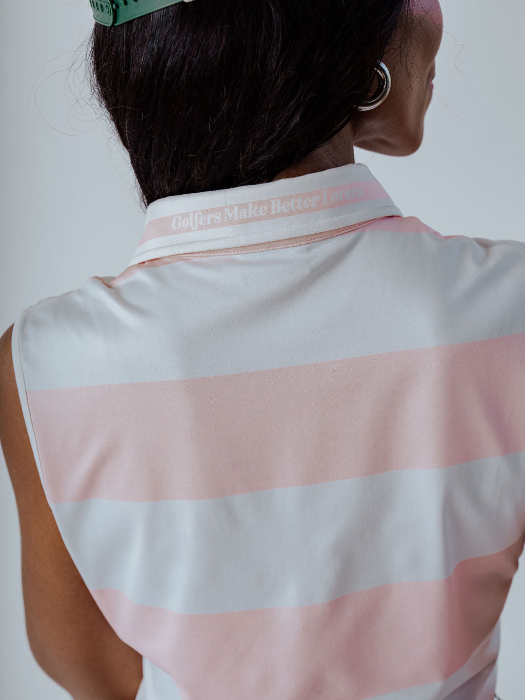 Club Moore Polo - Pink Stripes