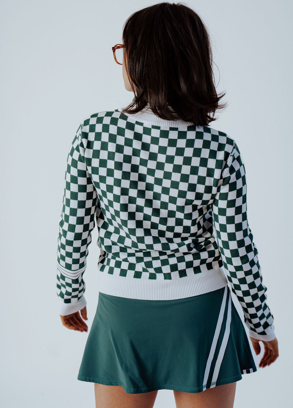 Fore Sweater - Green Checkered
