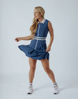 Annika Dress - Indigo