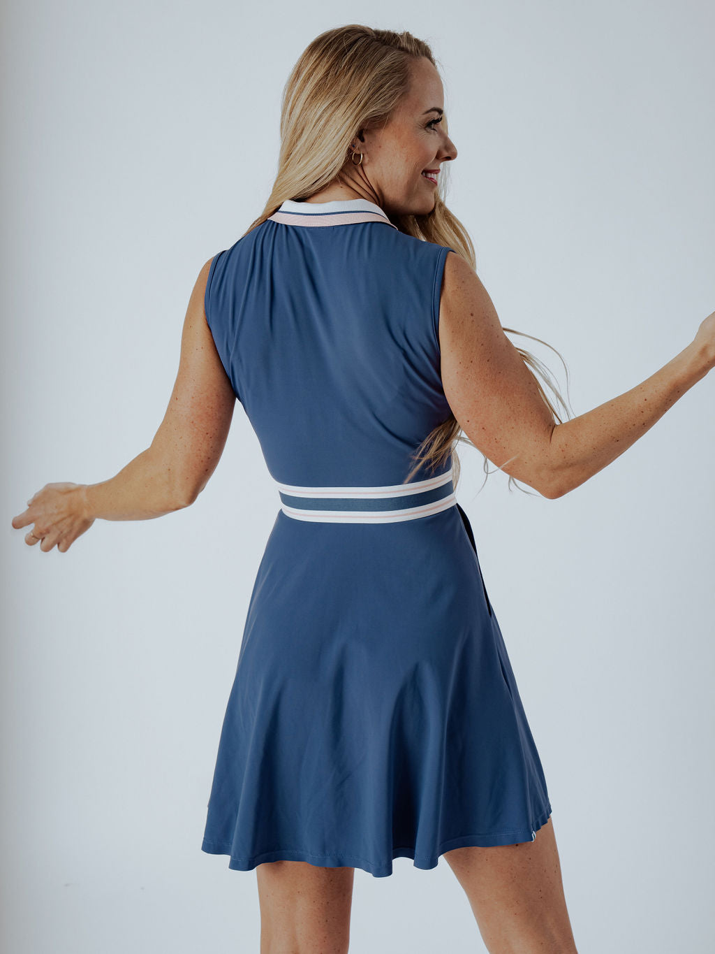 Annika Dress - Indigo