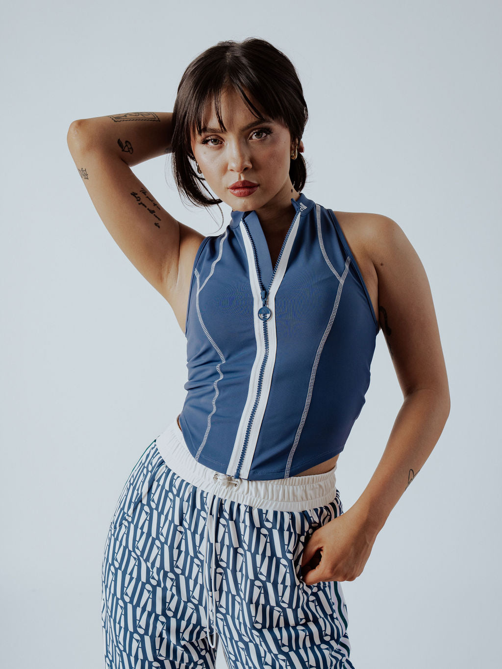 Louise Full Zip - Indigo FA