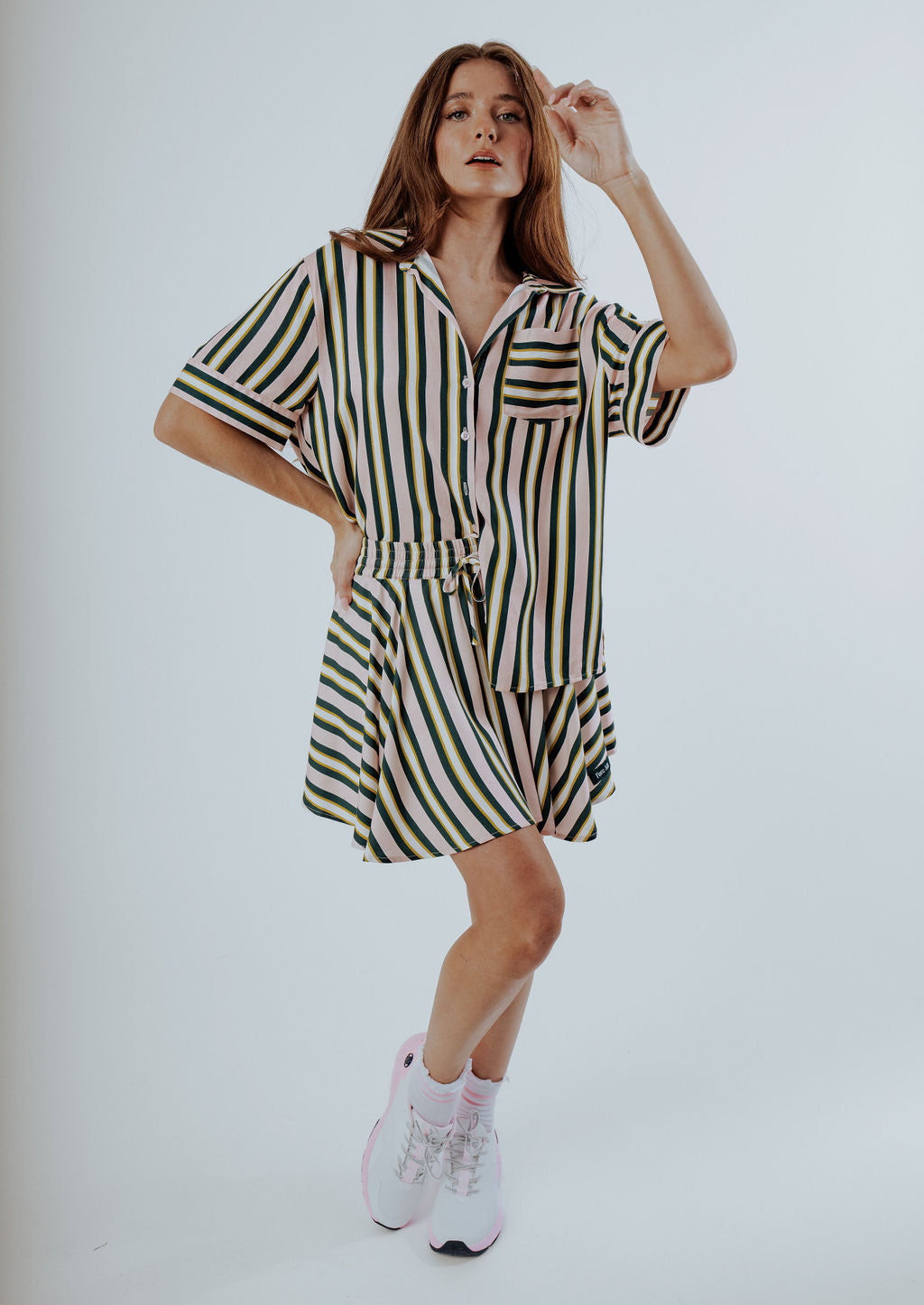 Willow Button Up - Striped