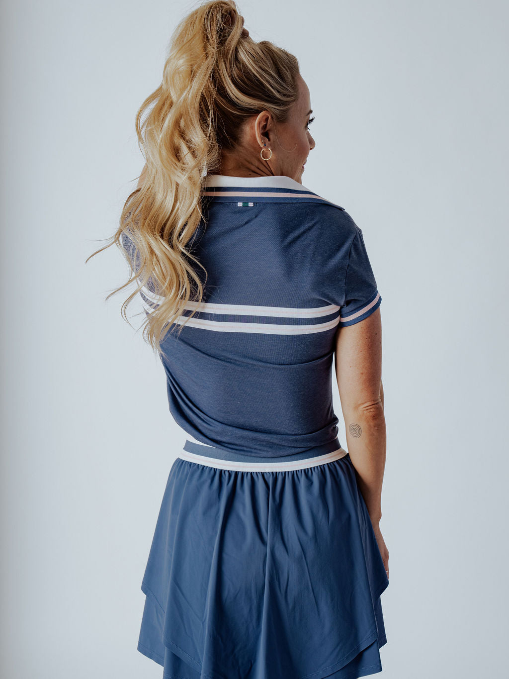 Retro Angie Polo - Indigo