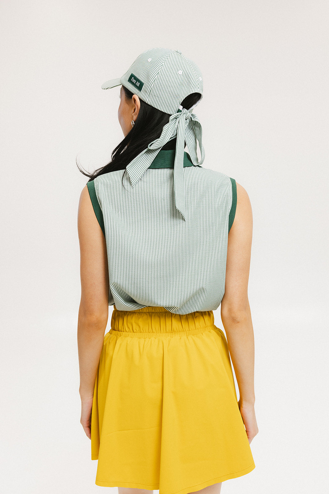 Pauline Polo - Green Stripes