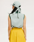 Pauline Polo - Green Stripes