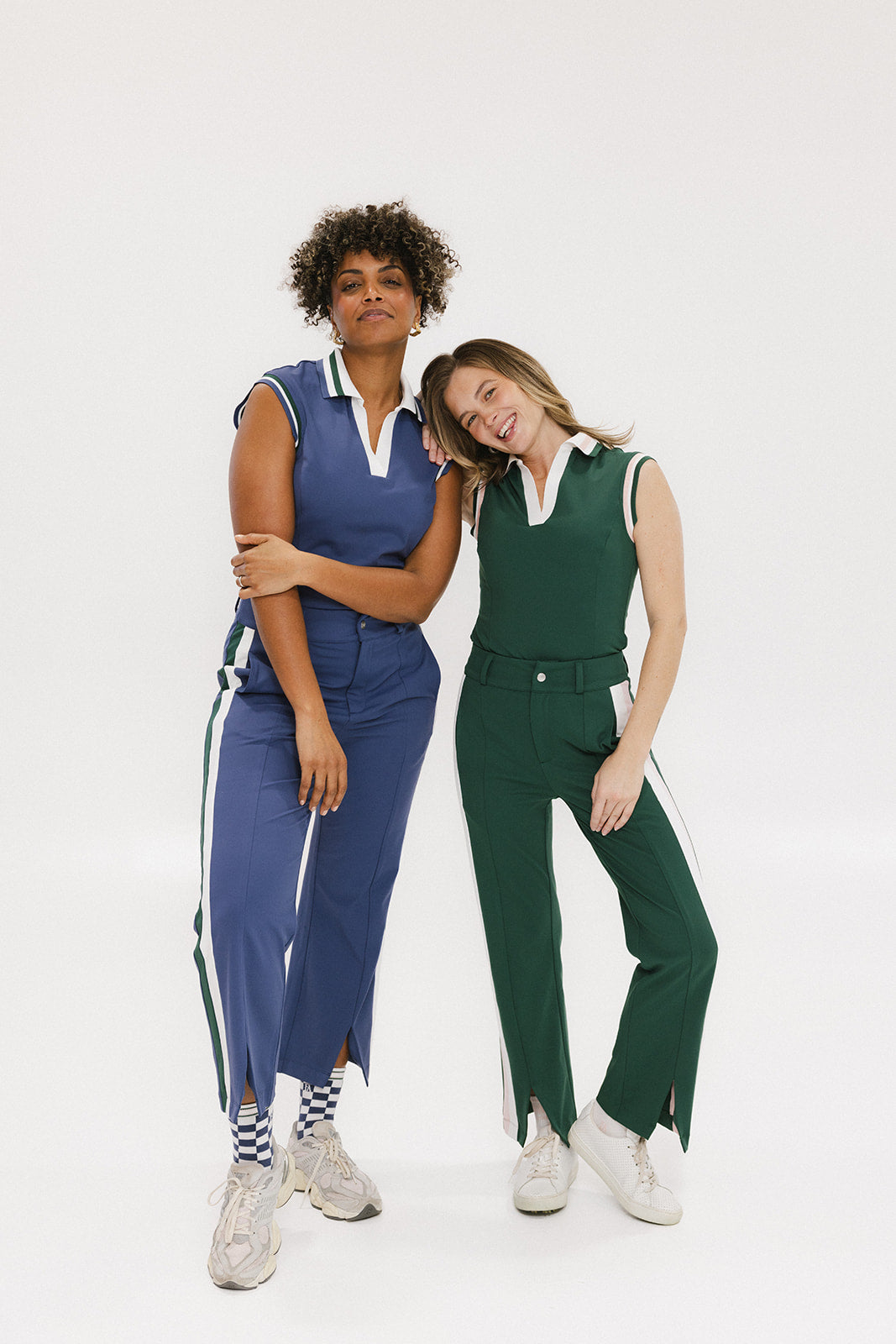 Charlotte Sleeveless Polo - Green
