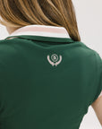 Charlotte Sleeveless Polo - Green
