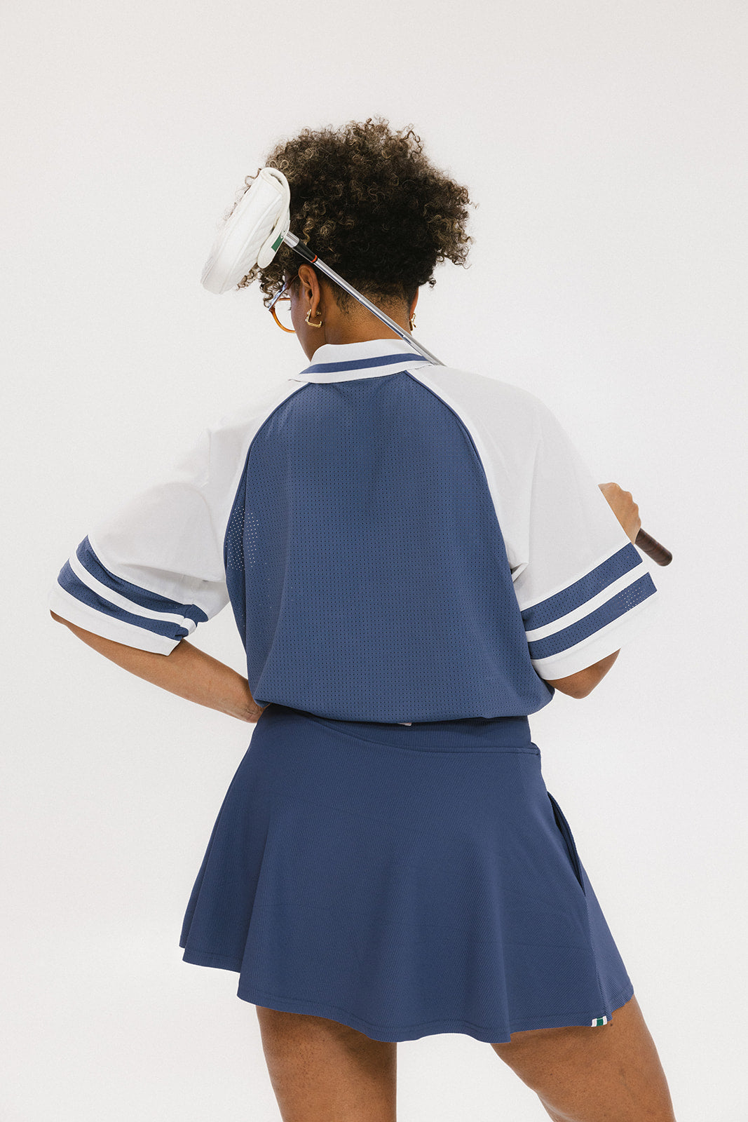 Ilona Warm-Up Polo - Indigo