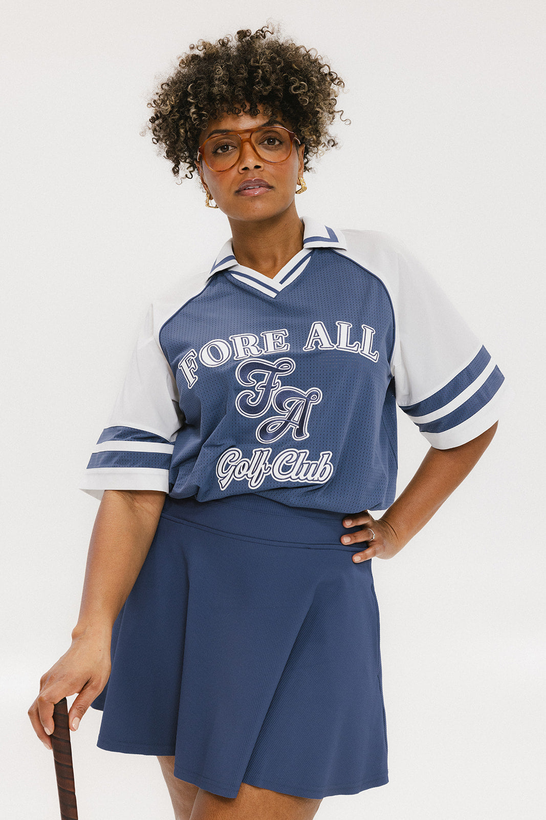 Ilona Warm-Up Polo - Indigo