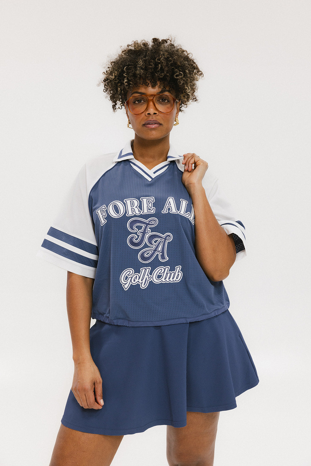 Ilona Warm-Up Polo - Indigo