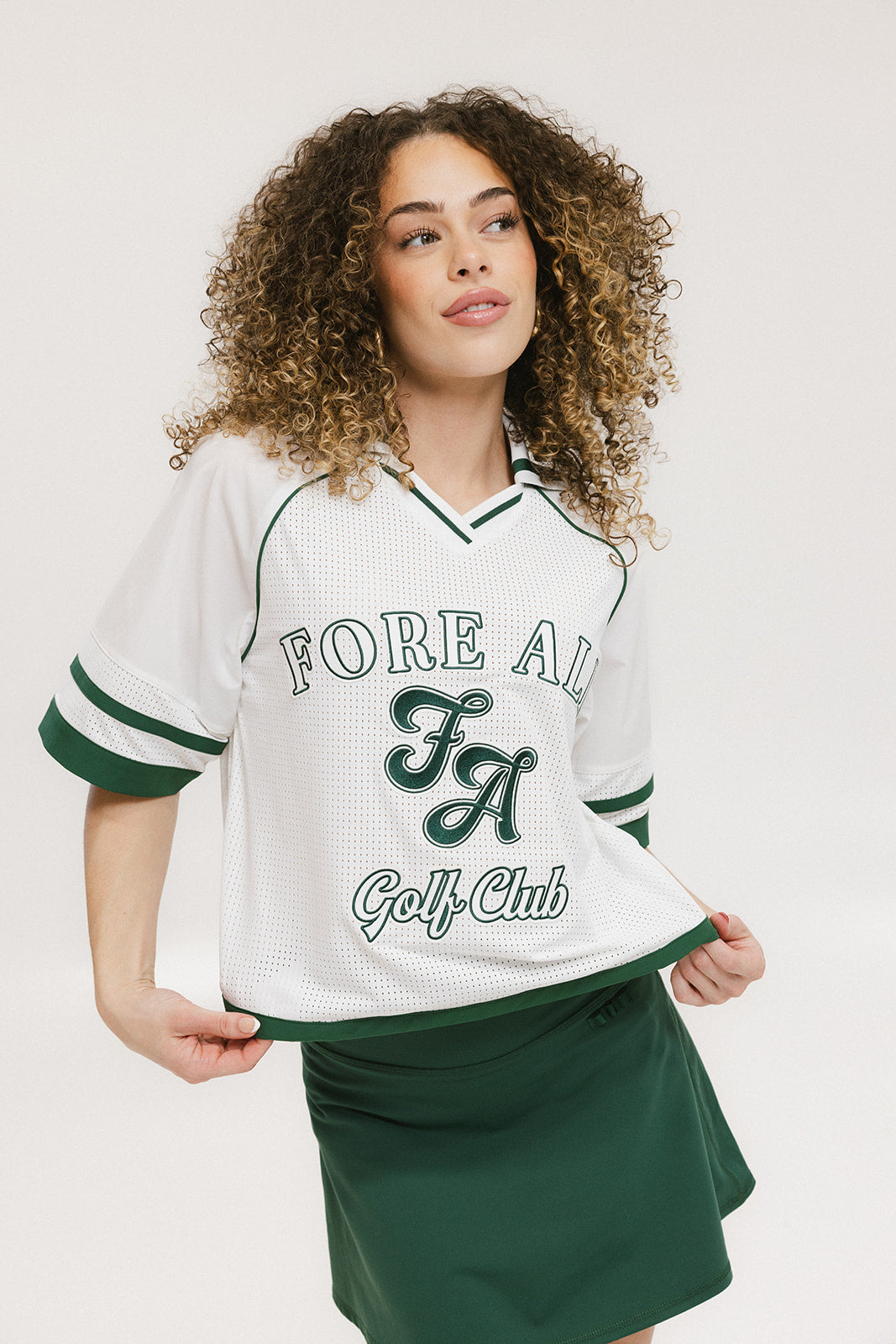 Ilona Warm-Up Polo - White