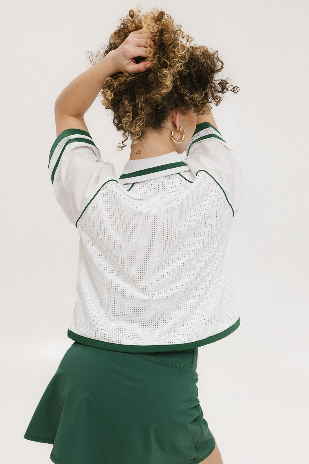 Ilona Warm-Up Polo - White