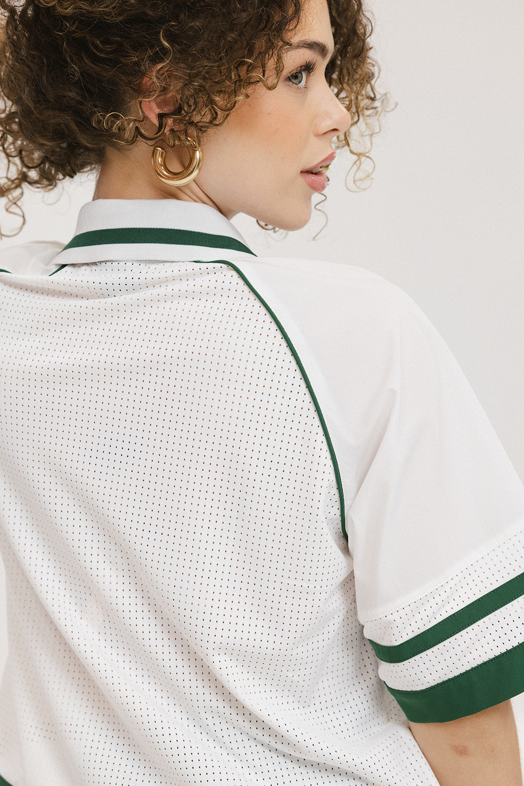 Ilona Warm-Up Polo - White