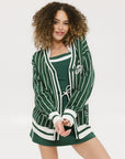 Dot Cardigan - Green